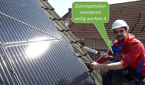 Zonnepanelen monteren veilig werken 4