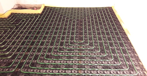 Vloerverwarming matten
